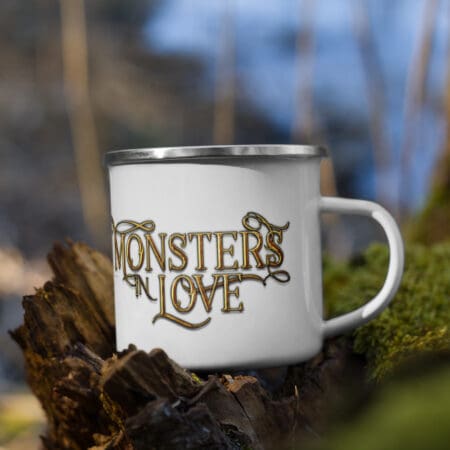 Monsters in Love Enamel Mug